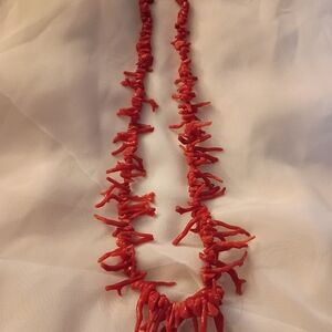 Elegant Red Coral Necklace